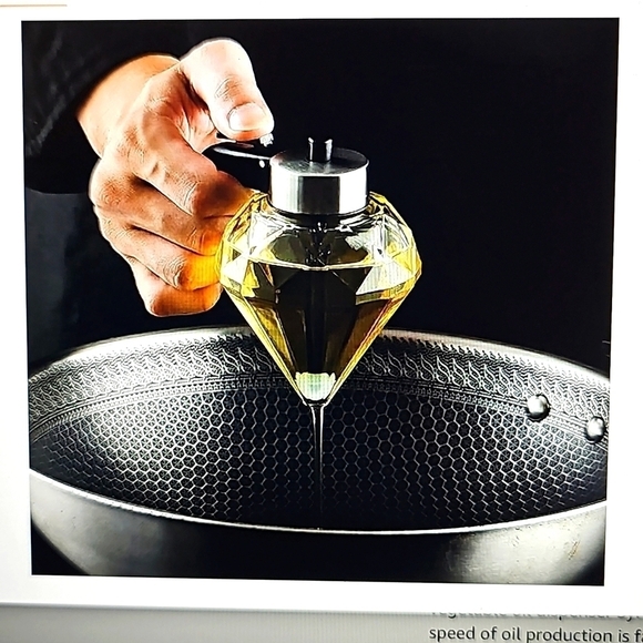 NIB Muweiqi Stainless Steel One Hand Press Olive Oil Dispenser - Picture 9 of 14